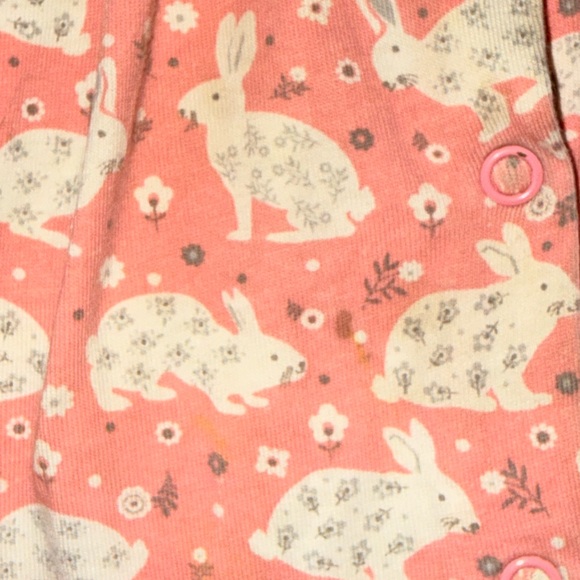 Baby Boden Coral and Cream Animal Print Dress - Picture 6 of 7